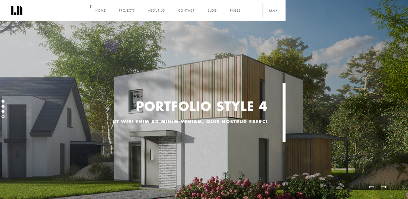 2. Domik - Creative Responsive Architecture WP Theme