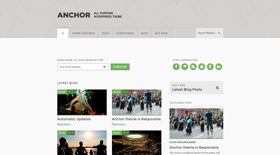 Anchor Multipurpose WordPress Theme