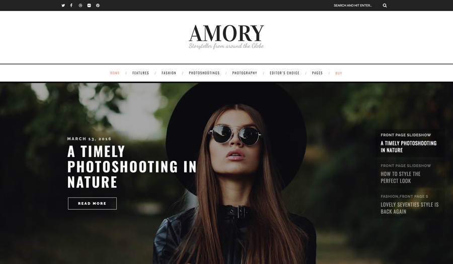 Armory Creative Blog WordPress Theme