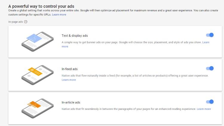 Google Adsense Formats