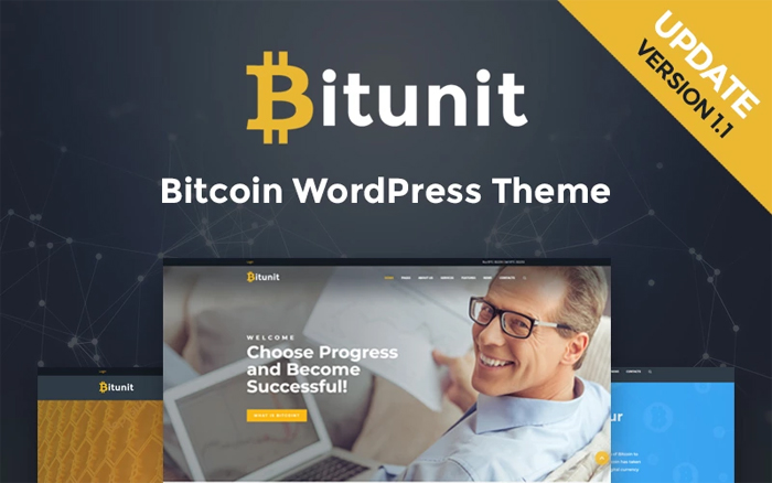 Bitunit - Bitcoin Cryptocurrency WordPress Theme