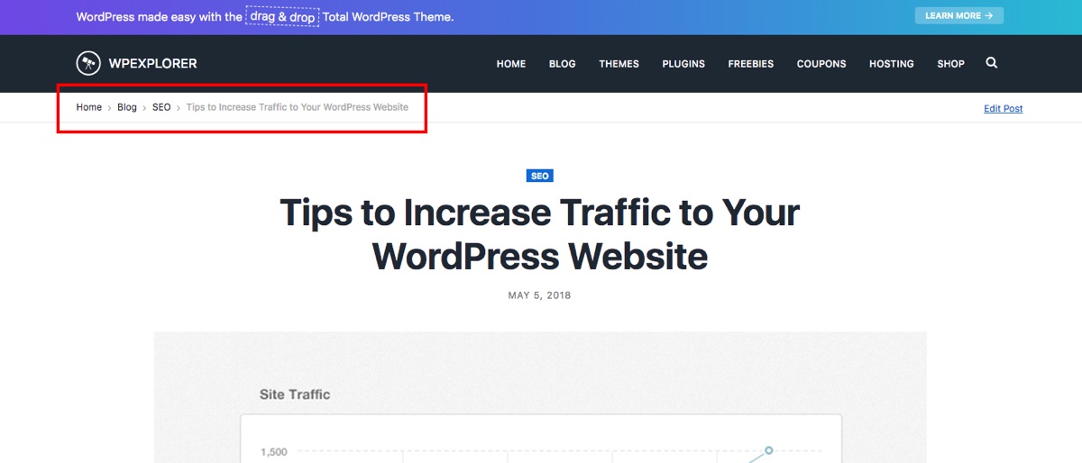 Add Breadcrumbs to Increase Traffic