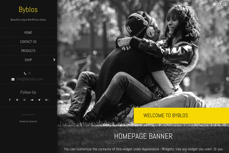 Byblos Free WordPress Theme