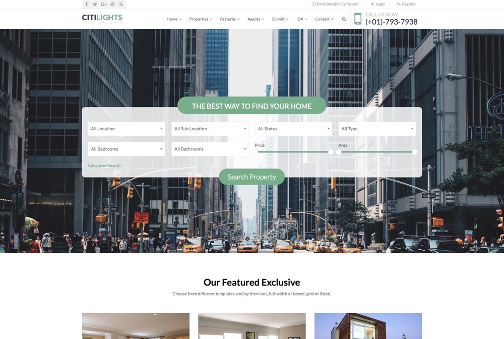 CitiLights WordPress Theme