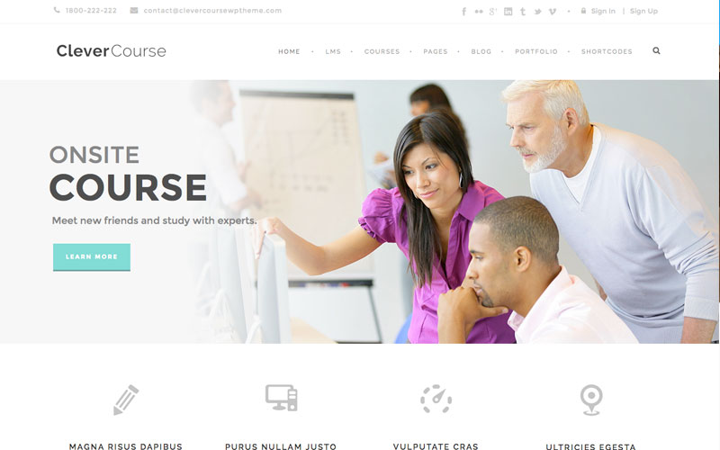 clevercourse-education-theme