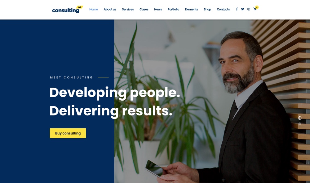 Consulting - Business, Finance WordPress Theme