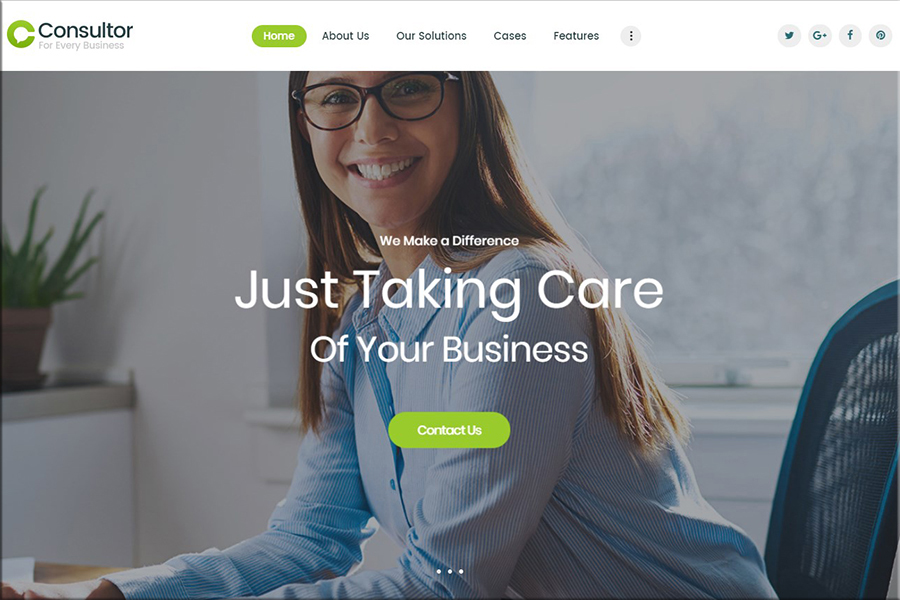 Consultor - Business Consulting WordPress Theme