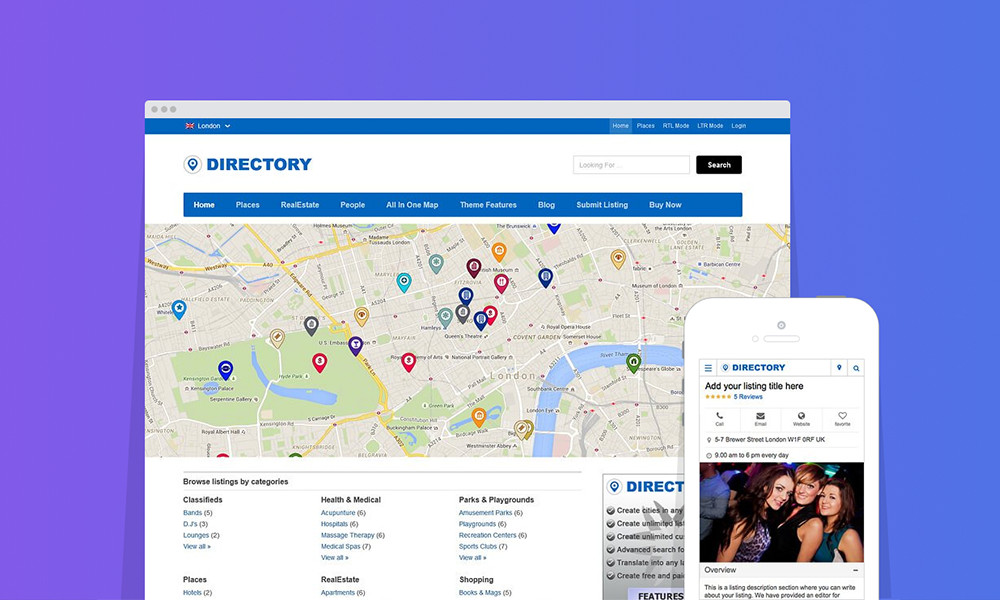 Best WordPress themes: Directory WordPress Theme