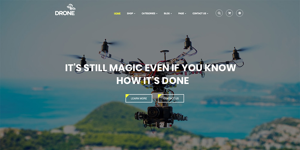 Drone - Single Product WordPress Theme