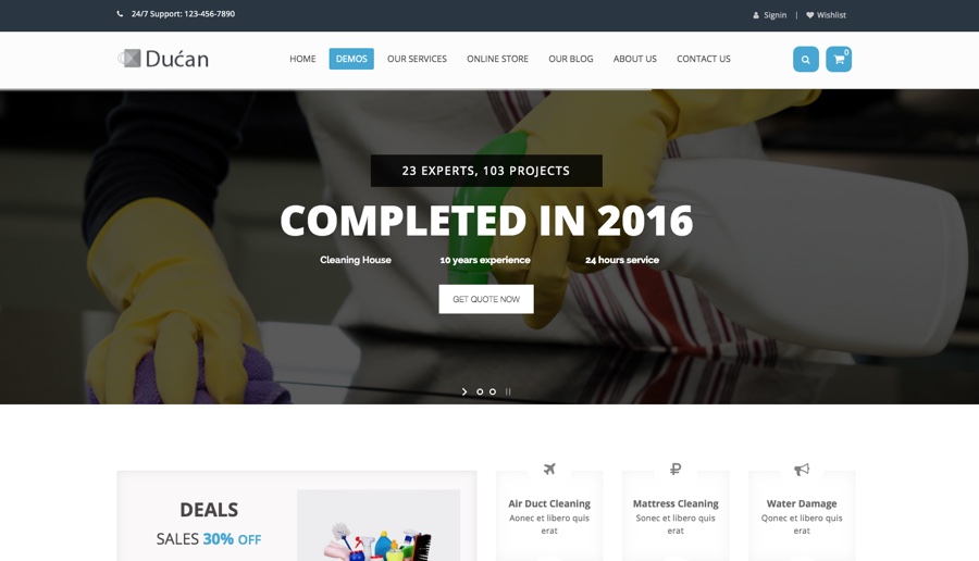 Ducan Online Store WooCommerce WordPress Theme