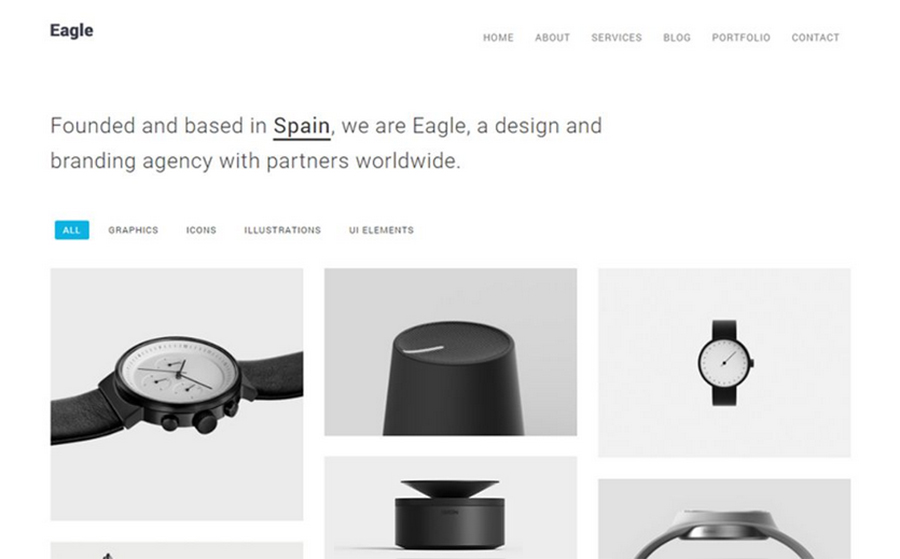 Eagle Responsive Minimal WordPress Theme Screenshot