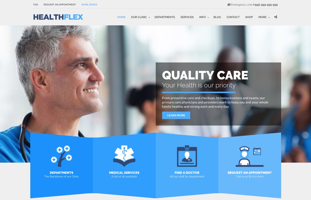 Healthflex WordPress Theme