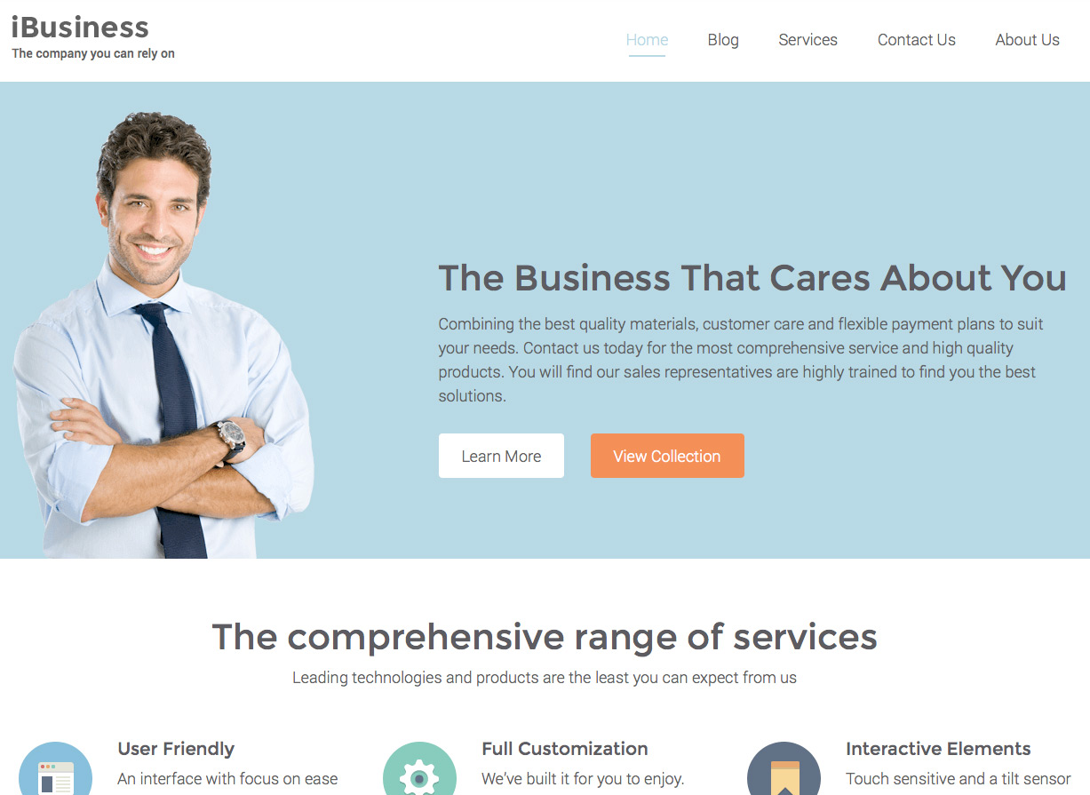 iBusiness WordPress Theme