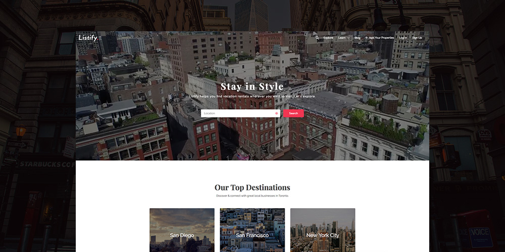 Listify WordPress Directory Theme