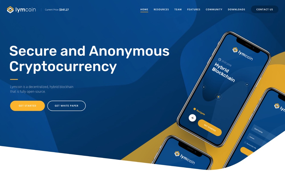 Lymcoin Cryptocurrency & ICO WordPress Theme