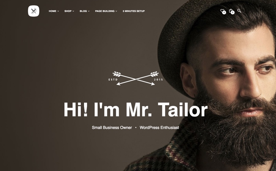 Mr Tailor E-Commerce WordPress Theme