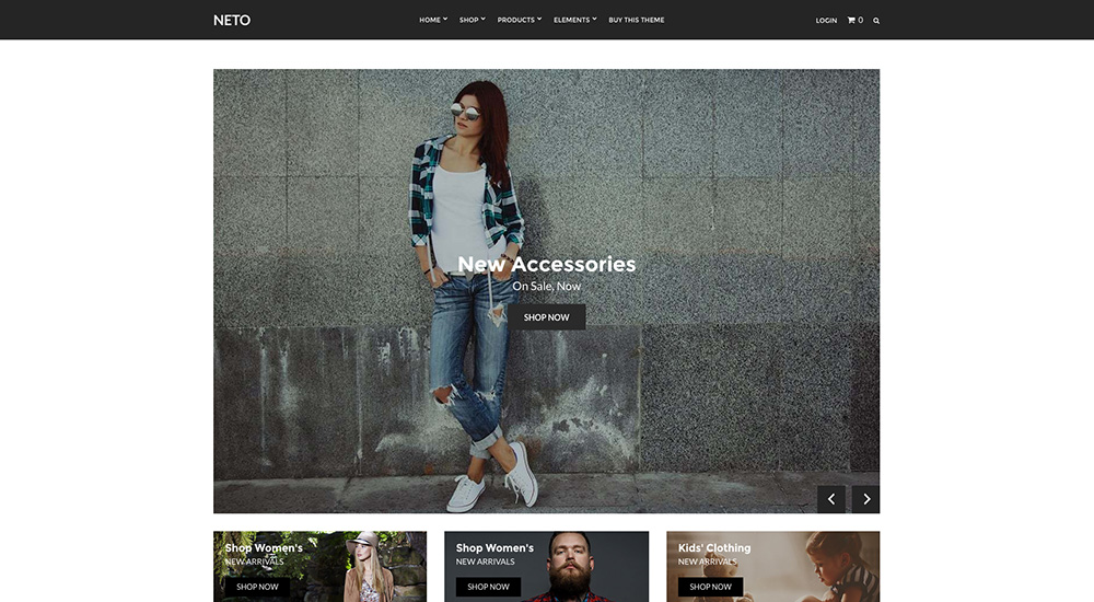 Neto eCommerce WordPress Theme