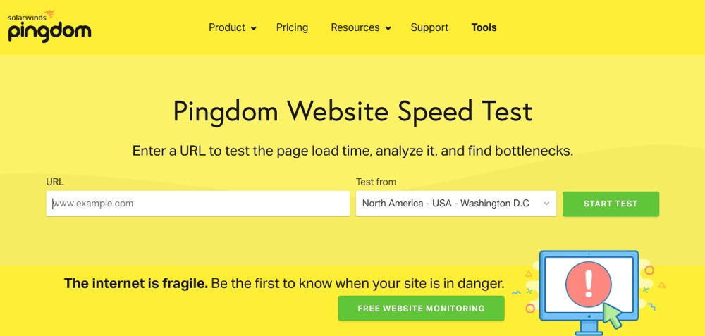 Pingdom Tools