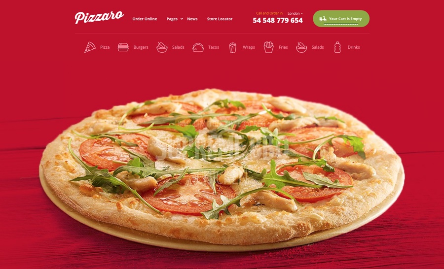 Pizzaro - Fast Food & Restaurant WooCommerce Theme