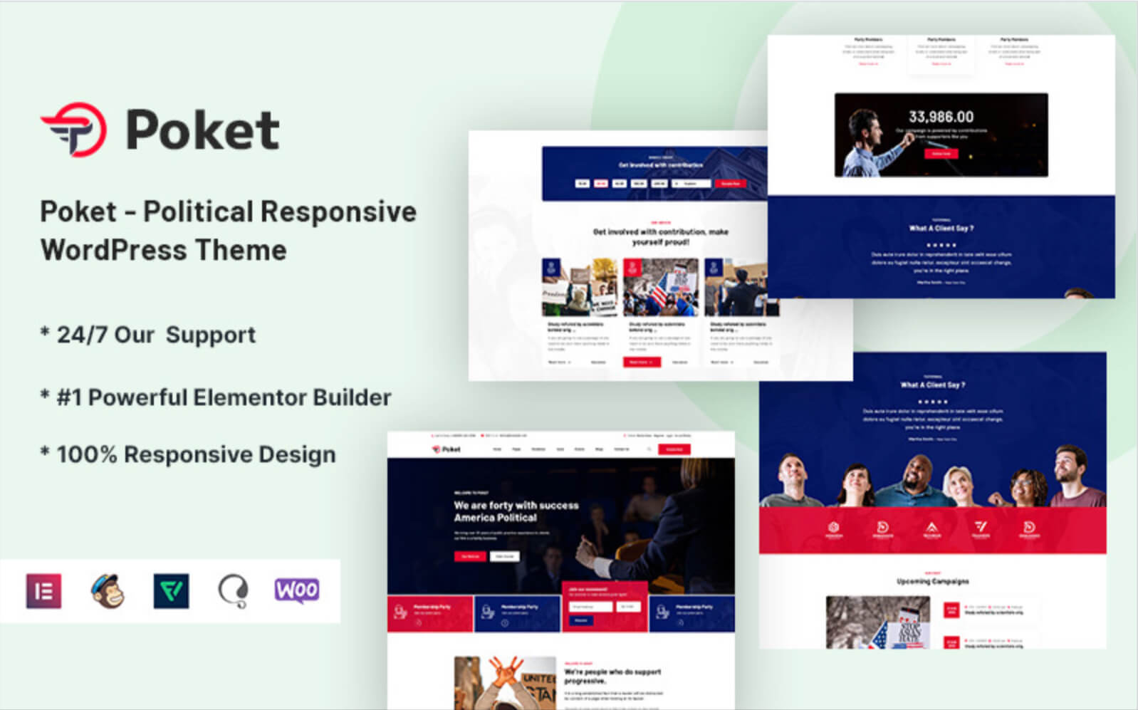 Poket Political WordPress Theme