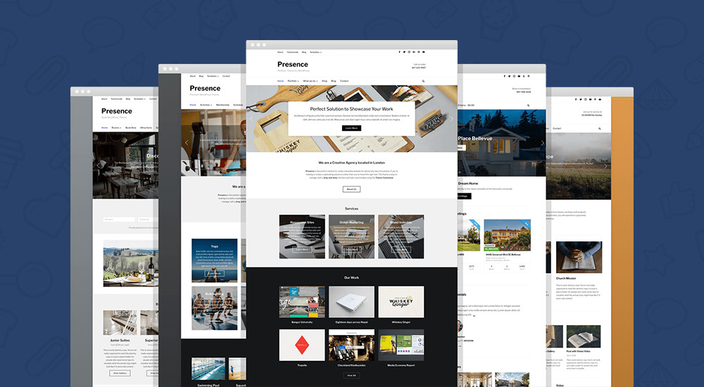 Best WordPress themes: Presence WordPress Theme