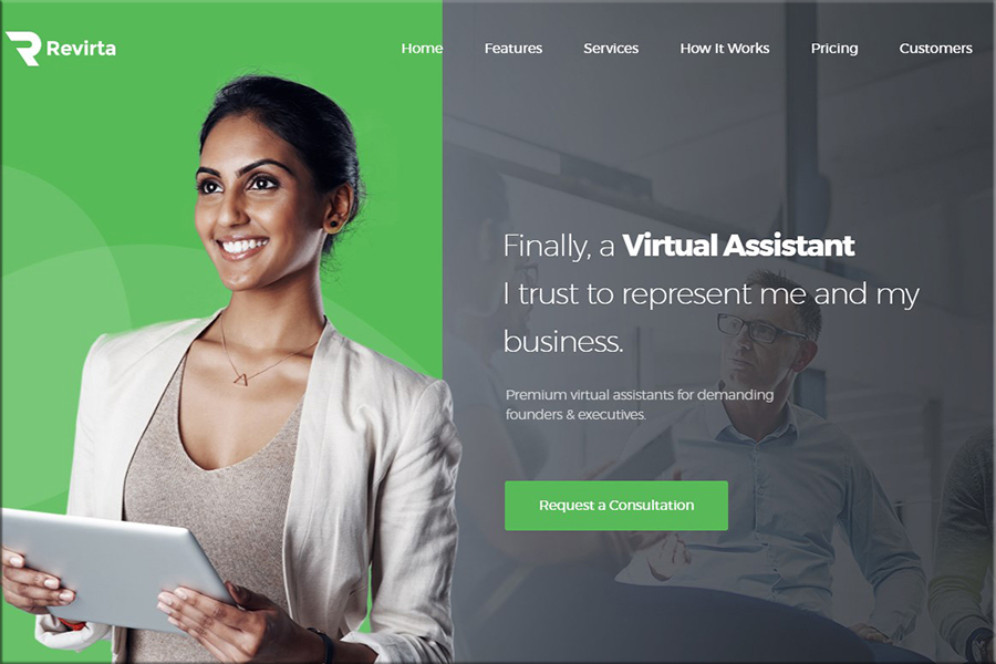 Revirta - Virtual Assistant WordPress Theme