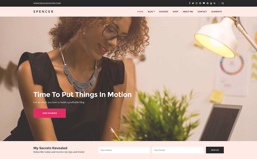 Spencer Business WordPress Theme