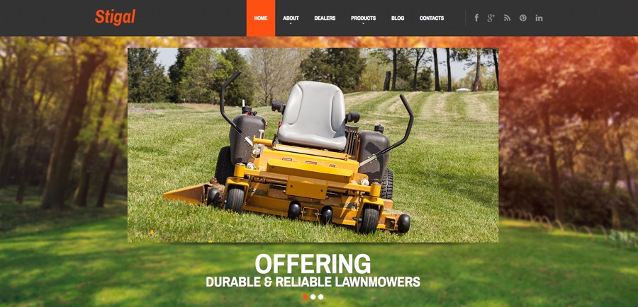 Landscape Design Responsive WordPress Theme