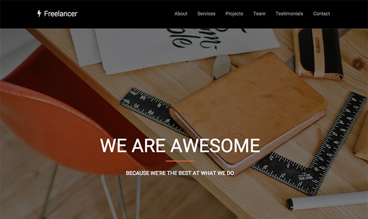 total-wordpress-theme-single-page