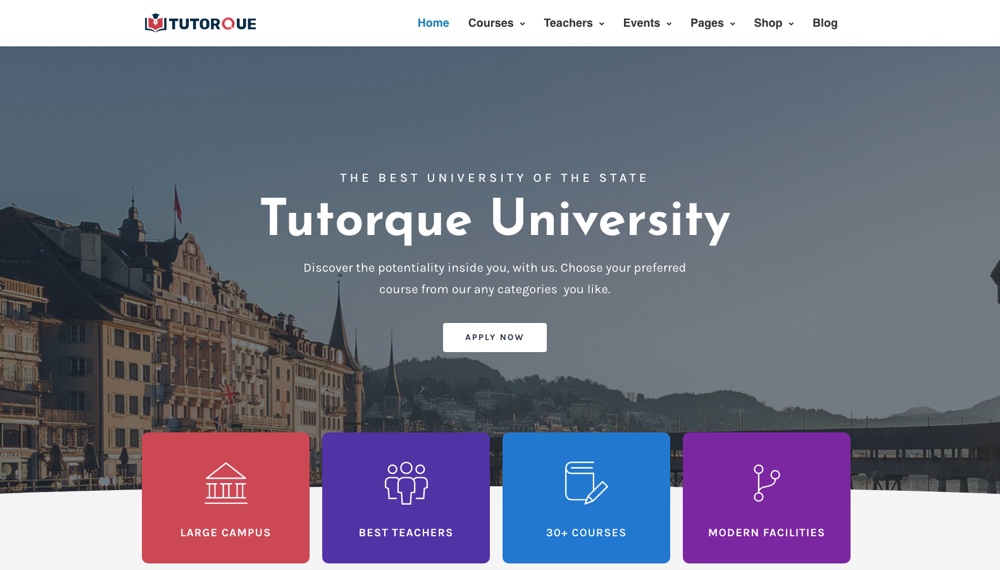 Tutorque LMS Theme