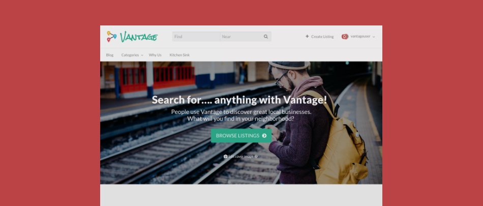 Vantage Business Directory Theme