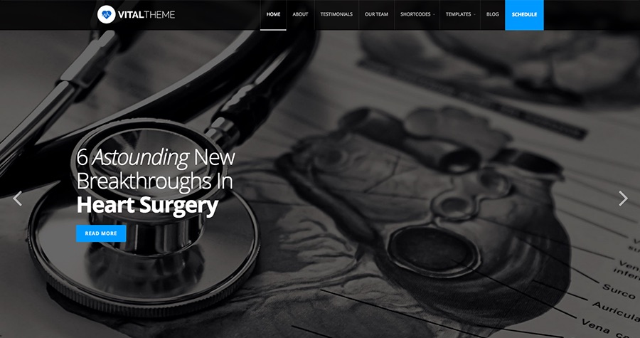 Vital Health & Medial WordPress Theme