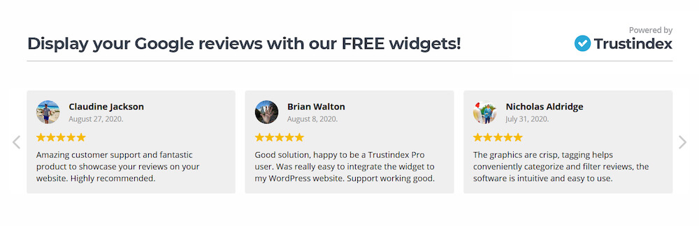 Trustindex WordPress plugin