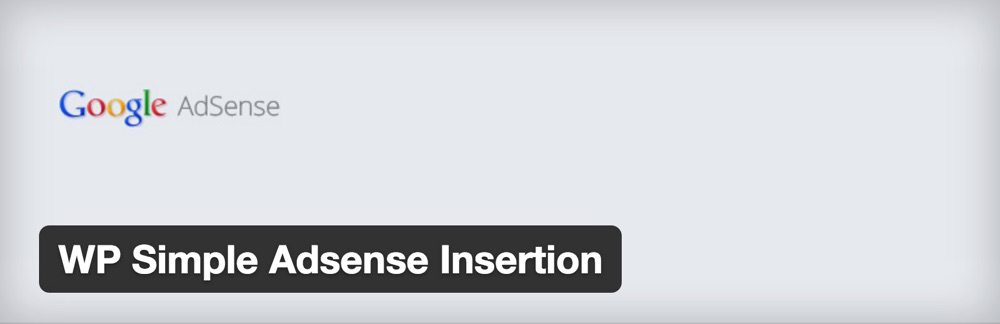 WP Simple Adsense Insertion Free WordPress Plugin