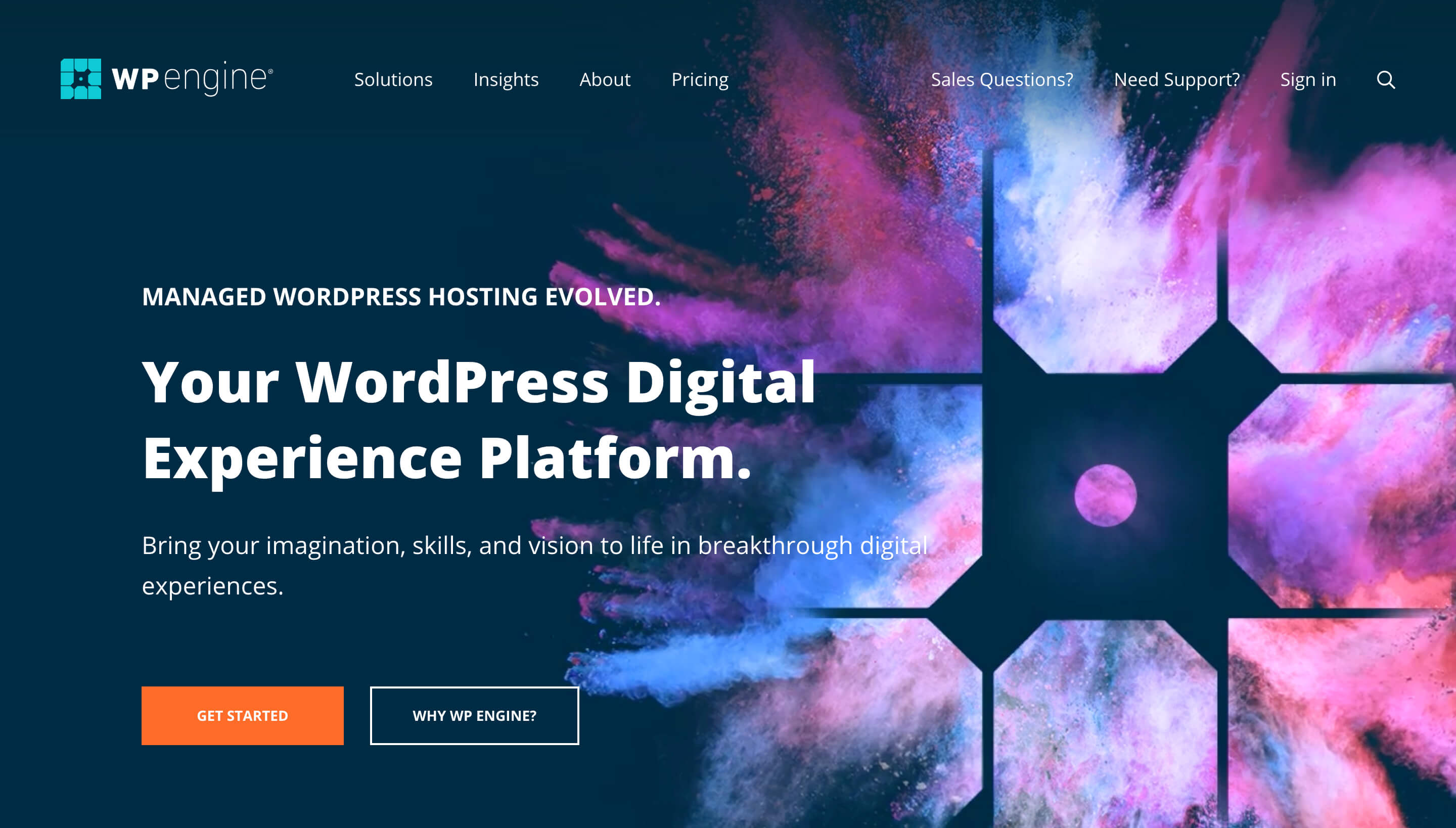 wpengine managed wordpress hosting provider