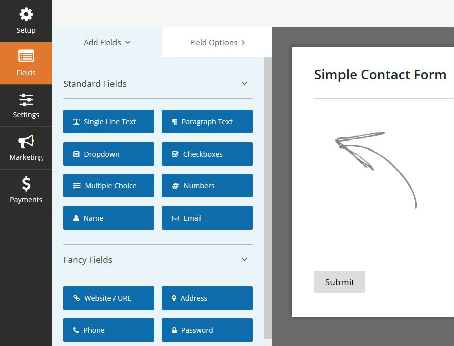 WPForms Blank Form