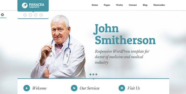 Panacea Health & Medical WordPress Theme