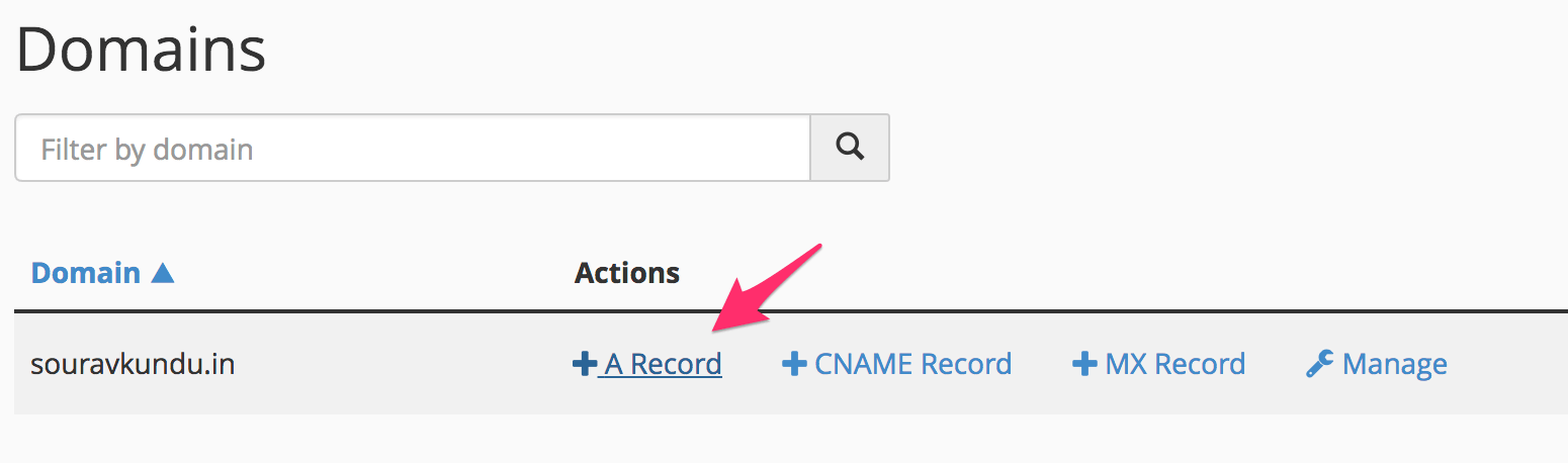 adding a record in dns 1/2