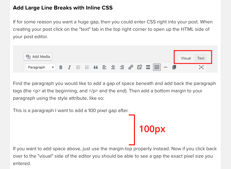 Add Margin with CSS