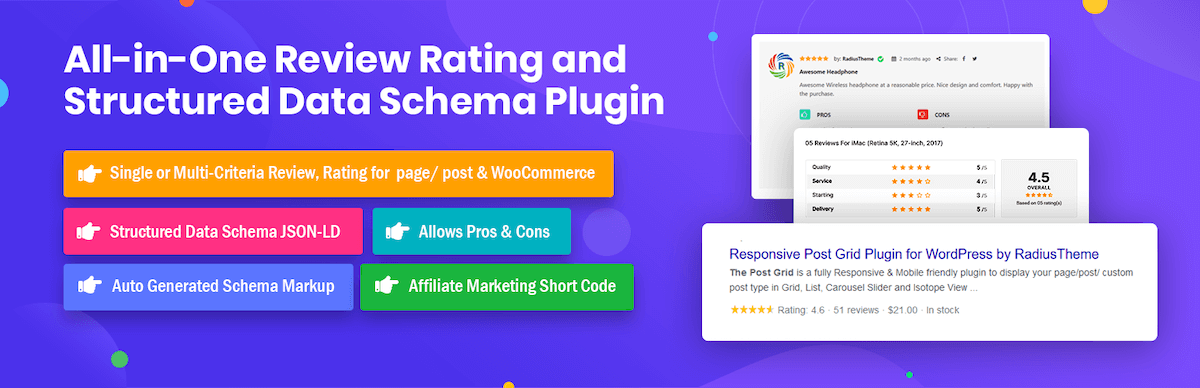 Review & Schema WordPress plugin