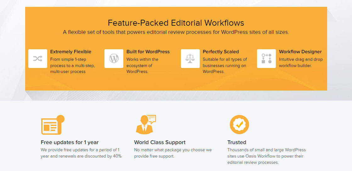 oasis workflow features