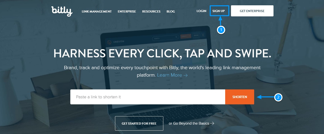 bitly url shortener