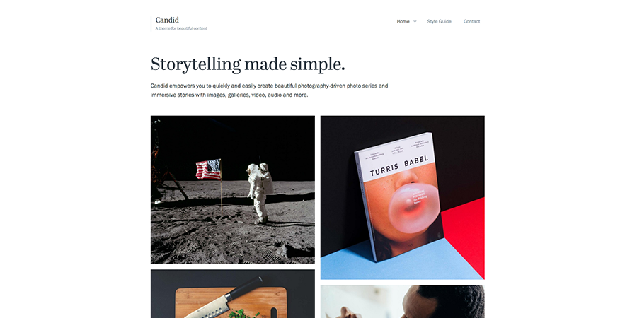 Candid WordPress Theme