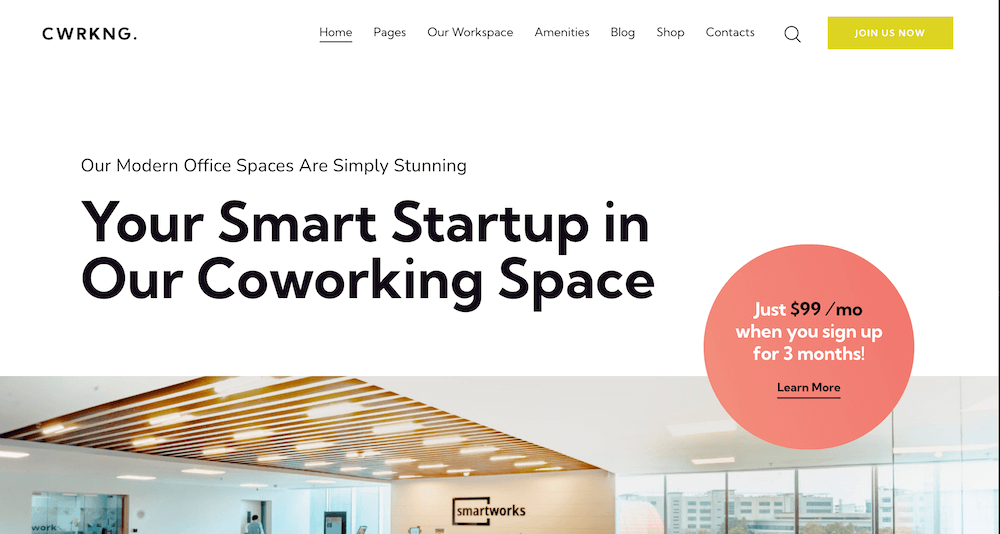 Coworking Theme