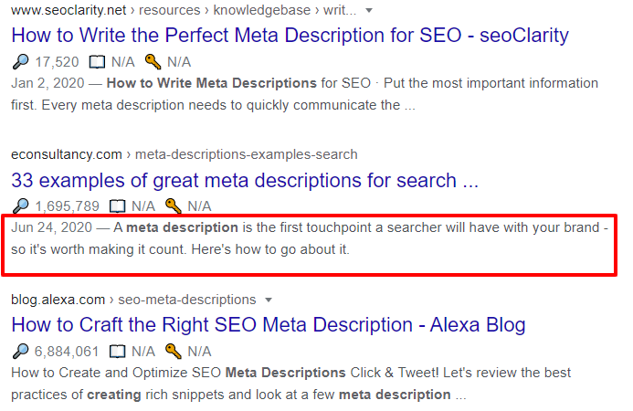 Improve your CTR in WordPress with meta descriptions