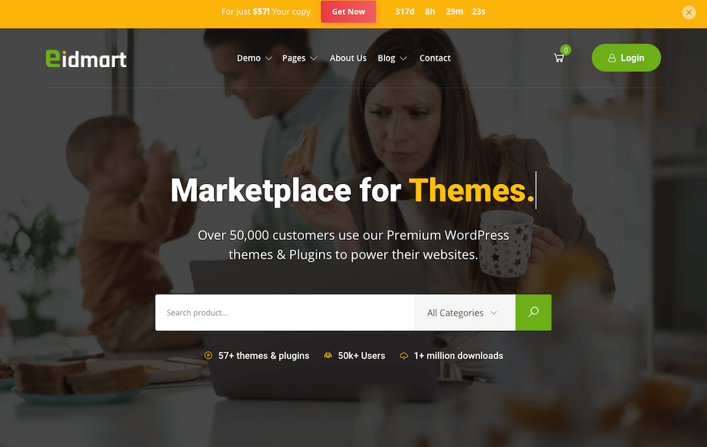 Eidmart WordPress theme