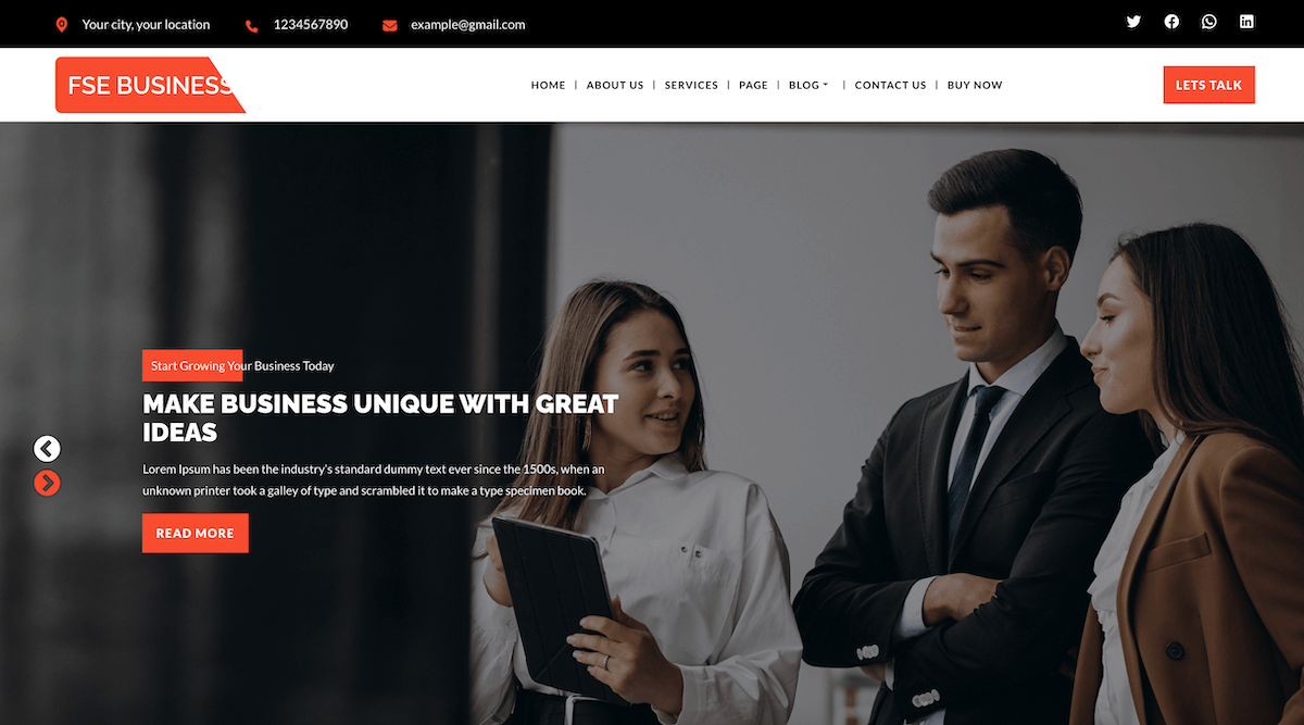 FSE Business Theme