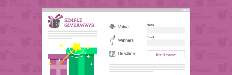 Simple Giveaways Free Plugin