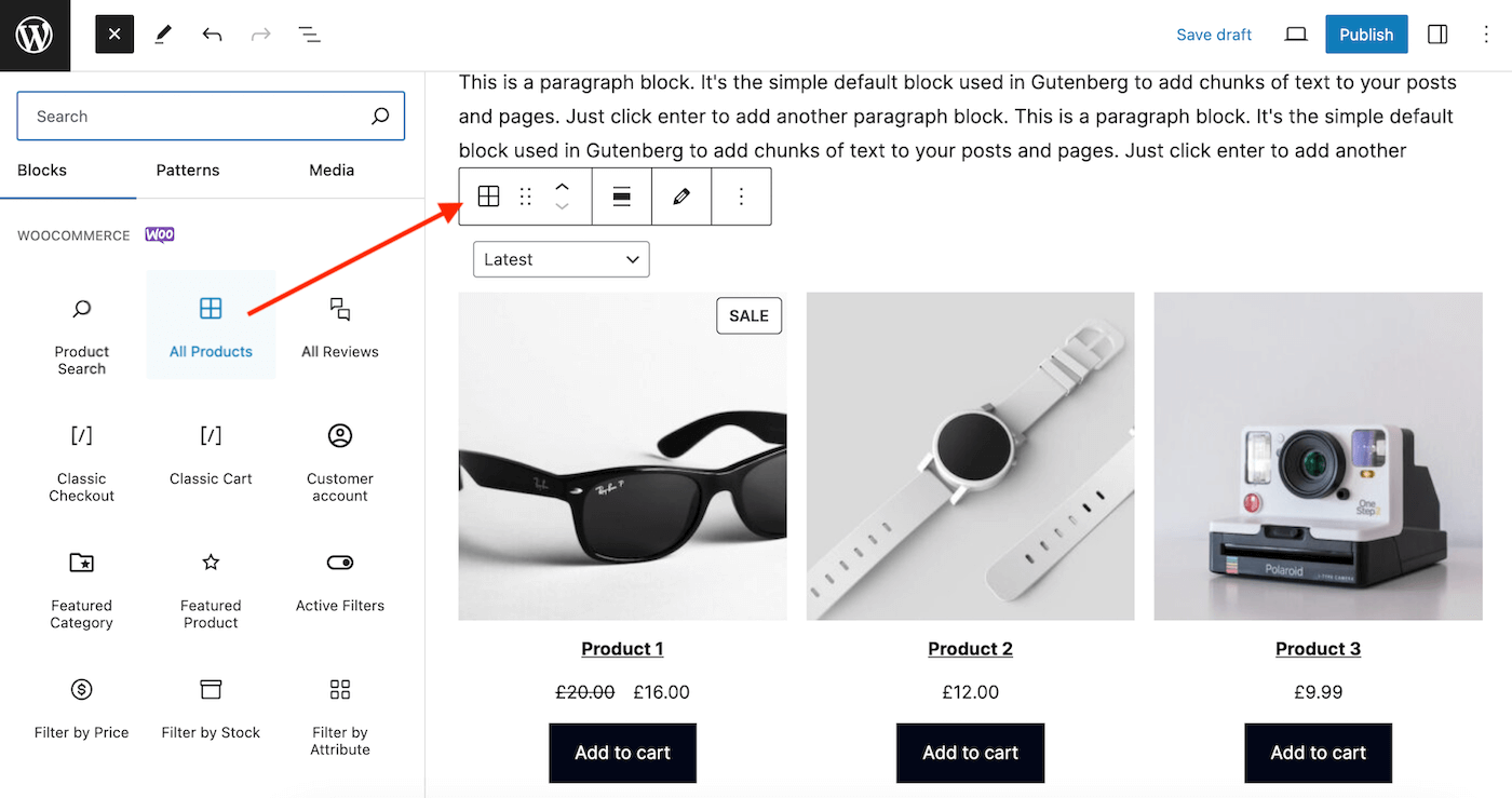 WooCommerce blocks