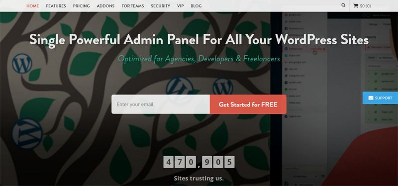 InfiniteWP WordPress management tool